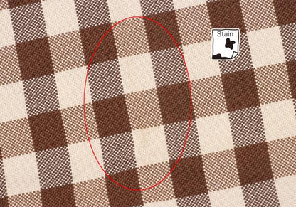 45rpm& Cotton Check T-Shirt Brown Beige Size 3