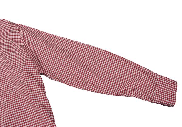 45rpm& Cotton Check Long Sleeve Shirt Red White Size 3