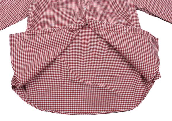45rpm& Cotton Check Long Sleeve Shirt Red White Size 3