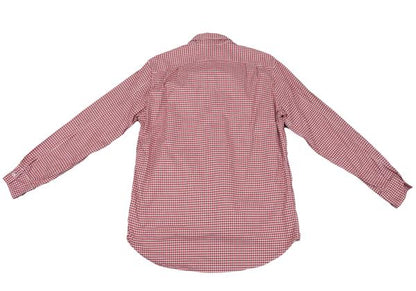 45rpm& Cotton Check Long Sleeve Shirt Red White Size 3