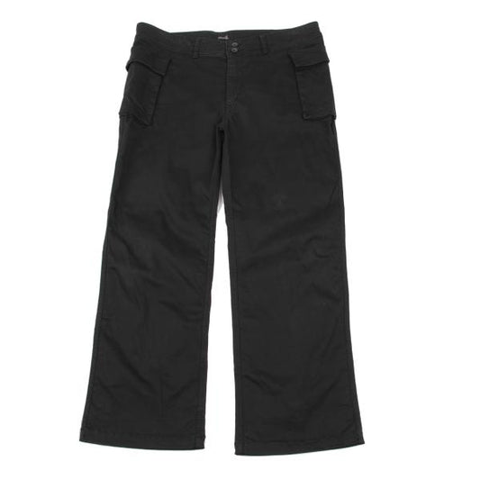 45rpm& Cotton Stretch Straight Cargo Pants Black Size 5