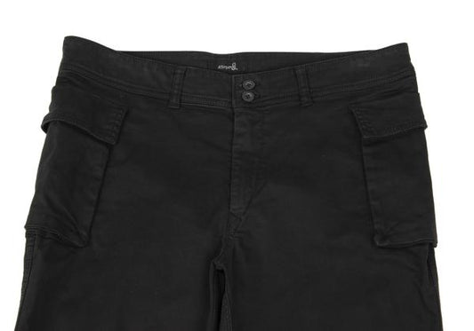 45rpm& Cotton Stretch Straight Cargo Pants Black Size 5