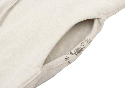 45rpm& Cotton Side Logo Print Sweatpants Ivory Size 4