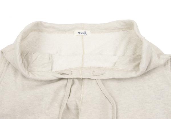 45rpm& Cotton Side Logo Print Sweatpants Ivory Size 4