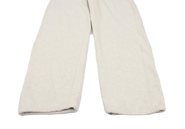 45rpm& Cotton Side Logo Print Sweatpants Ivory Size 4