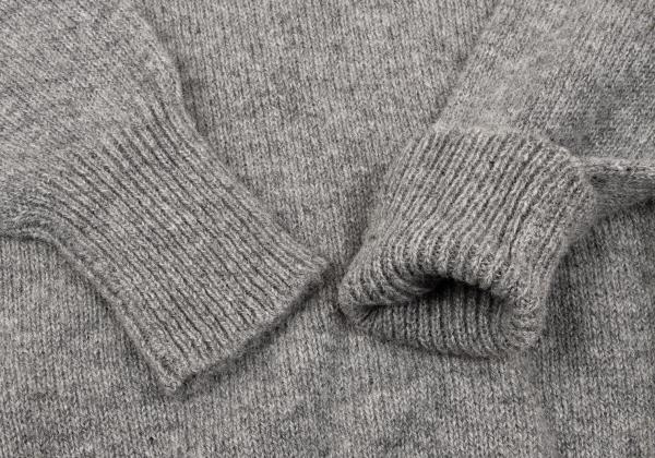 45rpm NORTH MARINE DRIVE Wool V-Neck Sweater Gray Size 4