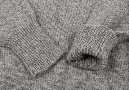 45rpm NORTH MARINE DRIVE Wool V-Neck Sweater Gray Size 4
