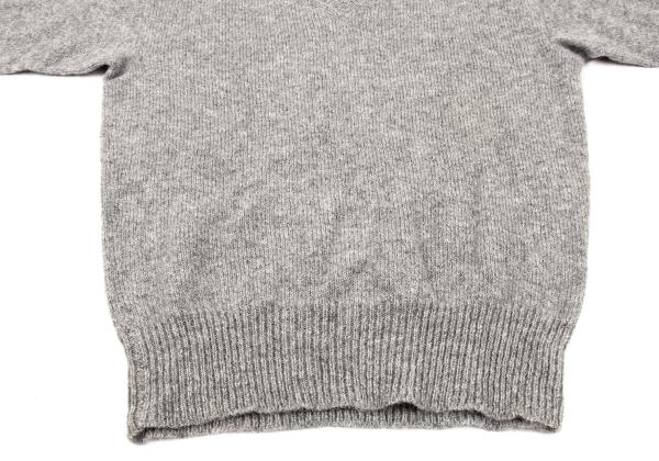 45rpm NORTH MARINE DRIVE Wool V-Neck Sweater Gray Size 4