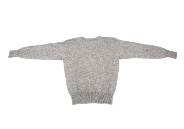 45rpm NORTH MARINE DRIVE Wool V-Neck Sweater Gray Size 4