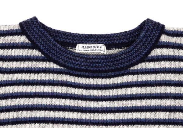 45rpm NORTH MARINE DRIVE Wool Multi-Border Sweater Size 5