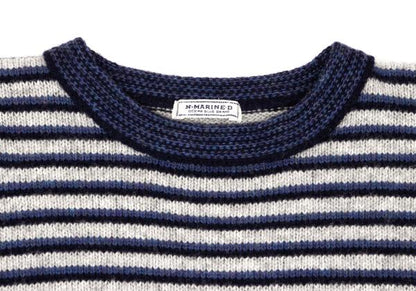 45rpm NORTH MARINE DRIVE Wool Multi-Border Sweater Size 5
