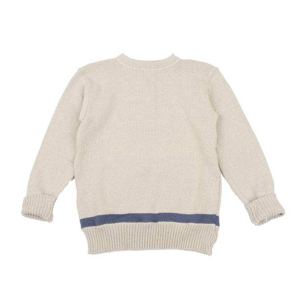 45rpm NORTH MARINE DRIVE Cotton Hem Line Sweater Gray Size 4