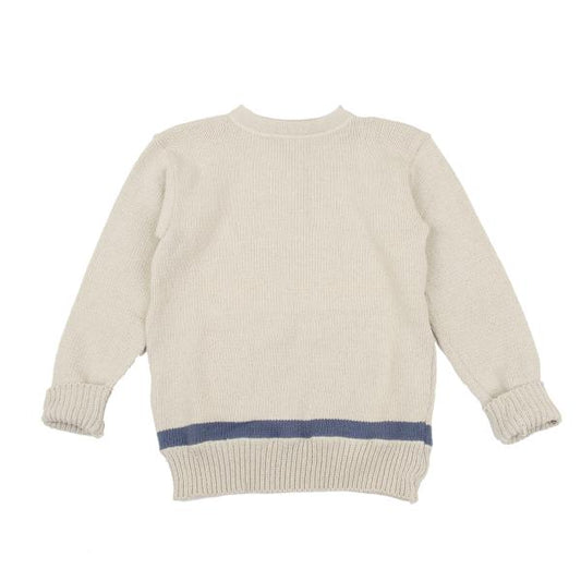 45rpm NORTH MARINE DRIVE Cotton Hem Line Sweater Gray Size 4