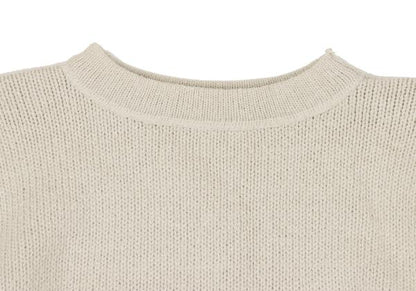 45rpm NORTH MARINE DRIVE Cotton Hem Line Sweater Gray Size 4