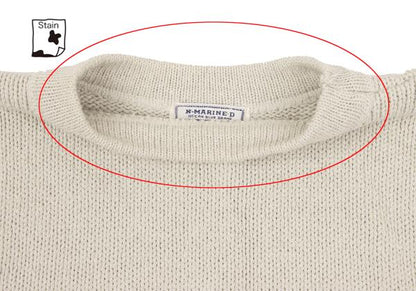 45rpm NORTH MARINE DRIVE Cotton Hem Line Sweater Gray Size 4