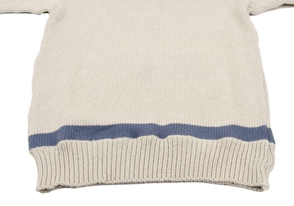 45rpm NORTH MARINE DRIVE Cotton Hem Line Sweater Gray Size 4
