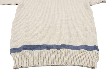 45rpm NORTH MARINE DRIVE Cotton Hem Line Sweater Gray Size 4