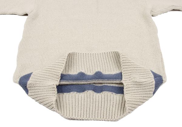 45rpm NORTH MARINE DRIVE Cotton Hem Line Sweater Gray Size 4