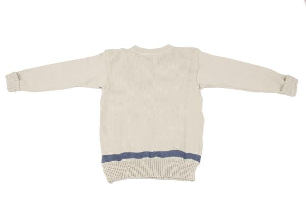 45rpm NORTH MARINE DRIVE Cotton Hem Line Sweater Gray Size 4