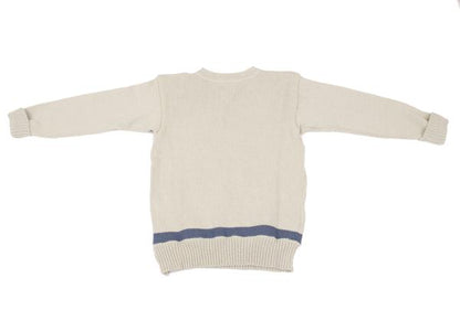 45rpm NORTH MARINE DRIVE Cotton Hem Line Sweater Gray Size 4