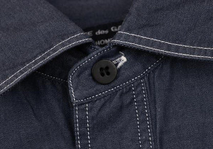 COMME des GARCONS HOMME Chambray Shirt Navy Size XS