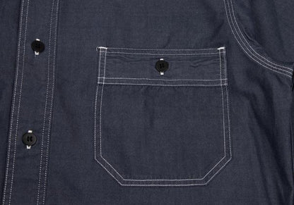 COMME des GARCONS HOMME Chambray Shirt Navy Size XS