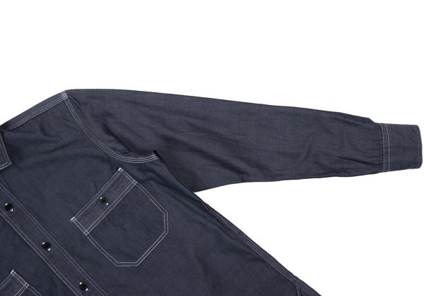 COMME des GARCONS HOMME Chambray Shirt Navy Size XS