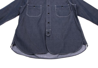 COMME des GARCONS HOMME Chambray Shirt Navy Size XS