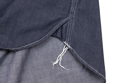 COMME des GARCONS HOMME Chambray Shirt Navy Size XS