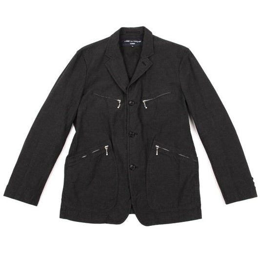 COMME des GARCONS HOMME Dyed Ball Jacket Charcoal Size XS