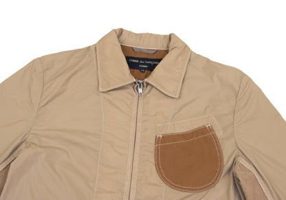 COMME des GARCONS HOMME Corduroy Panel Jacket Beige Size XS
