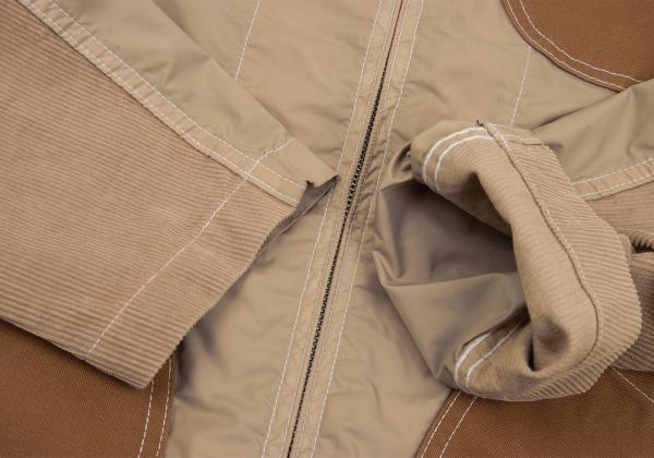 COMME des GARCONS HOMME Corduroy Panel Jacket Beige Size XS