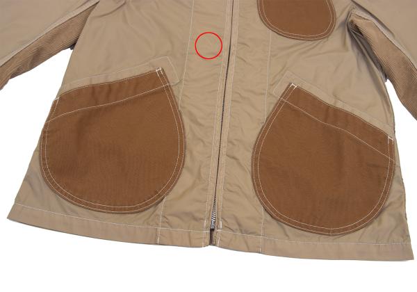 COMME des GARCONS HOMME Corduroy Panel Jacket Beige Size XS