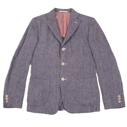 COMME des GARCONS HOMME Linen Chambray Jacket Navy Size XS