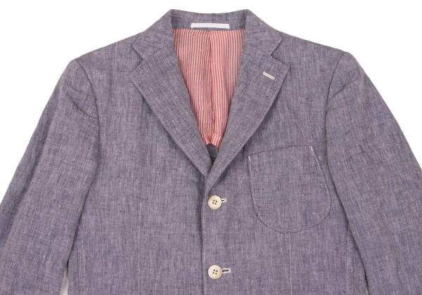 COMME des GARCONS HOMME Linen Chambray Jacket Navy Size XS