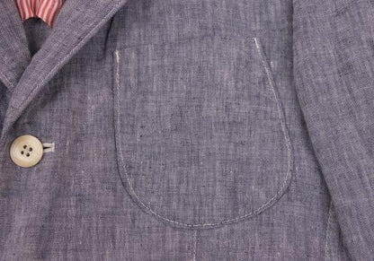 COMME des GARCONS HOMME Linen Chambray Jacket Navy Size XS