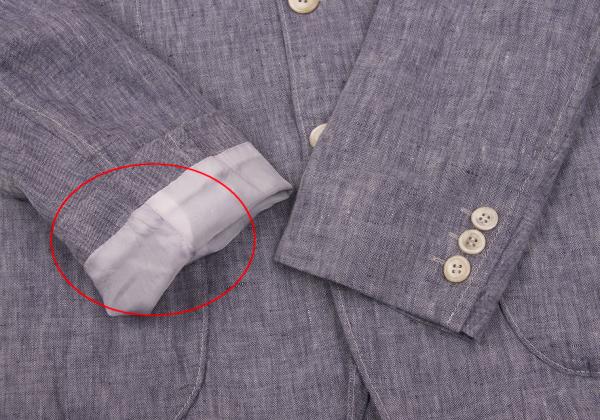 COMME des GARCONS HOMME Linen Chambray Jacket Navy Size XS
