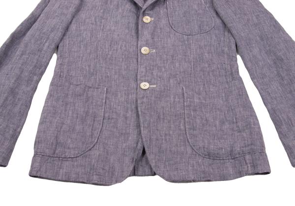 COMME des GARCONS HOMME Linen Chambray Jacket Navy Size XS