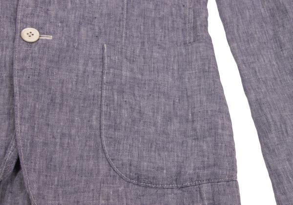 COMME des GARCONS HOMME Linen Chambray Jacket Navy Size XS