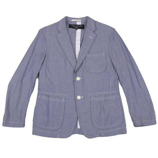 COMME des GARCONS HOMME Cotton Patch Jacket Blue Size XS