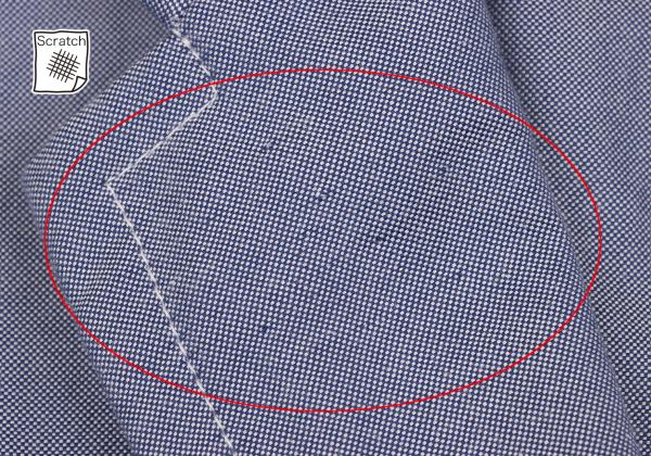COMME des GARCONS HOMME Cotton Patch Jacket Blue Size XS