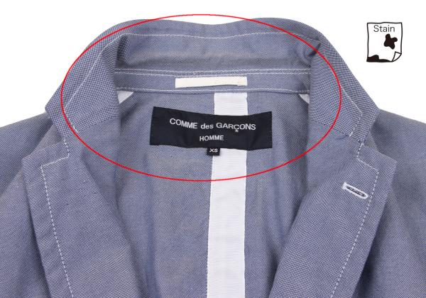 COMME des GARCONS HOMME Cotton Patch Jacket Blue Size XS