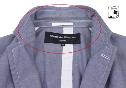 COMME des GARCONS HOMME Cotton Patch Jacket Blue Size XS