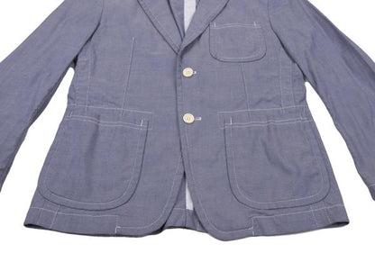 COMME des GARCONS HOMME Cotton Patch Jacket Blue Size XS
