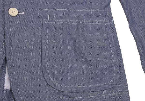 COMME des GARCONS HOMME Cotton Patch Jacket Blue Size XS