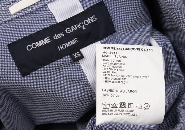COMME des GARCONS HOMME Cotton Patch Jacket Blue Size XS