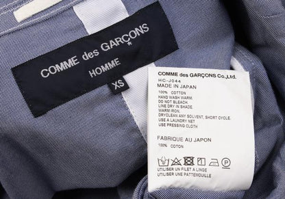 COMME des GARCONS HOMME Cotton Patch Jacket Blue Size XS