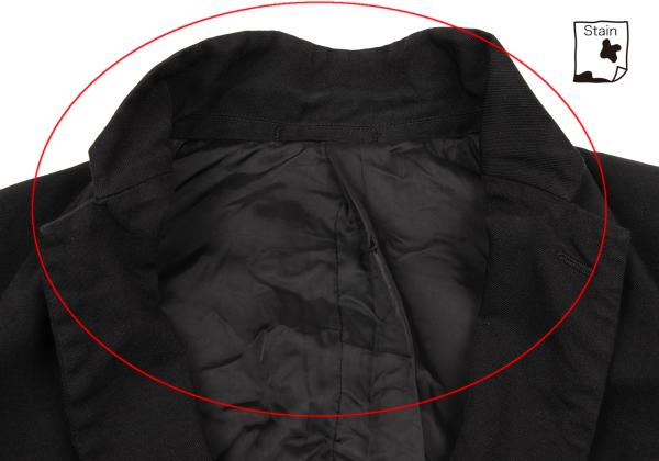 COMME des GARCONS HOMME Garment Dye Jacket Black Size XS