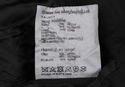 COMME des GARCONS HOMME Garment Dye Jacket Black Size XS