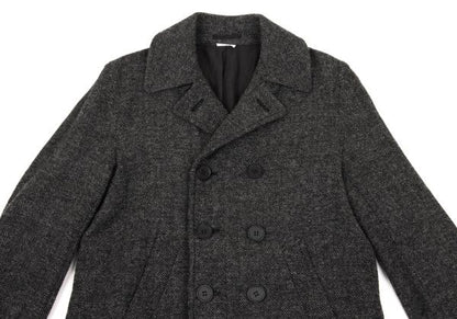 COMME des GARCONS HOMME DEUX Gray Wool Double Coat Size S